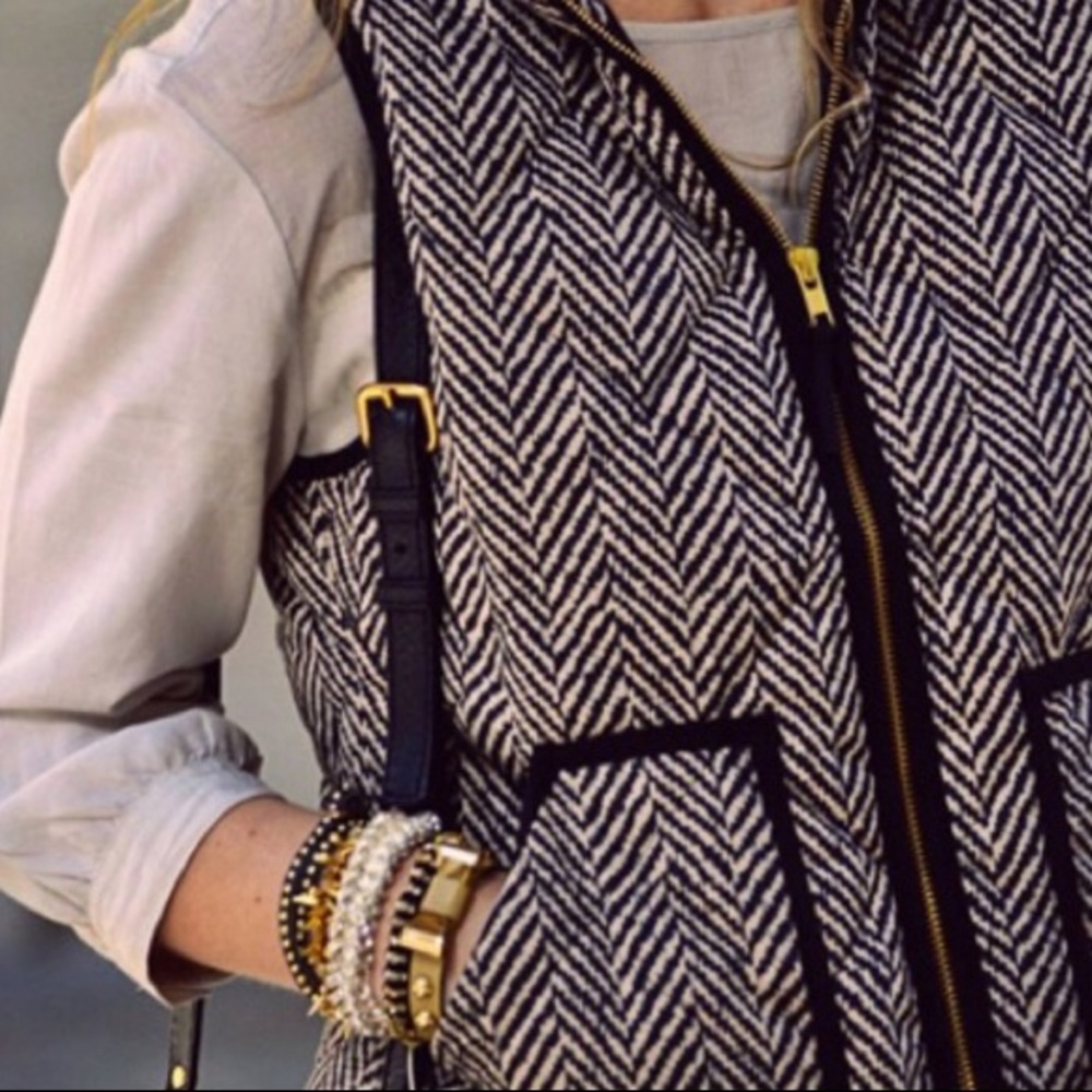 Herringbone Vest | J. Crew